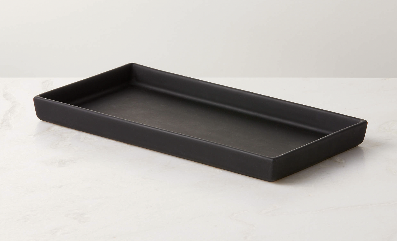 Matte Black Ceramic Tray — ZENGENIUS, INC.